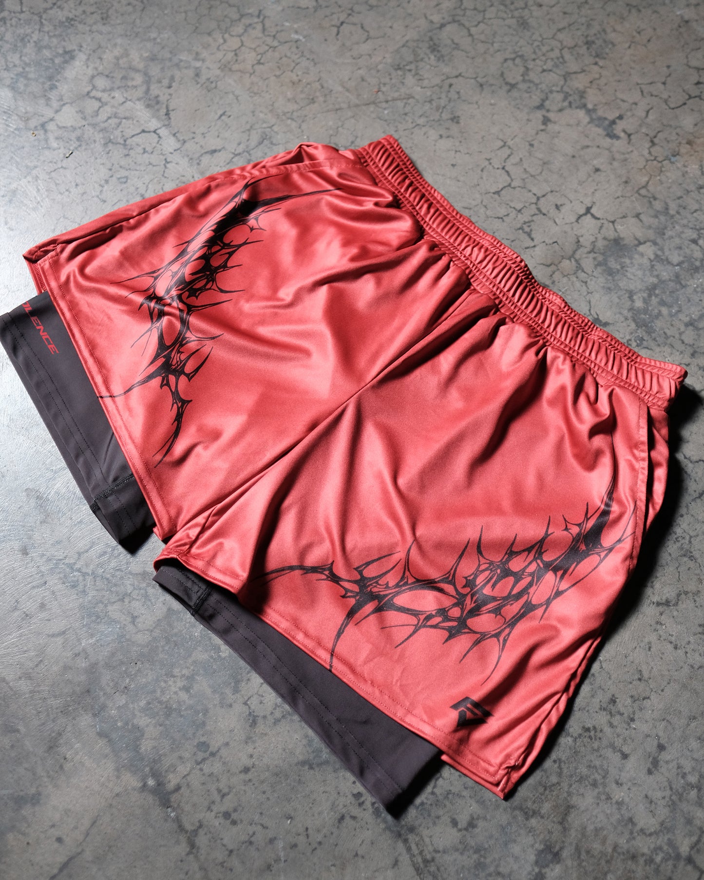 FV Dual Layer Shorts in Red