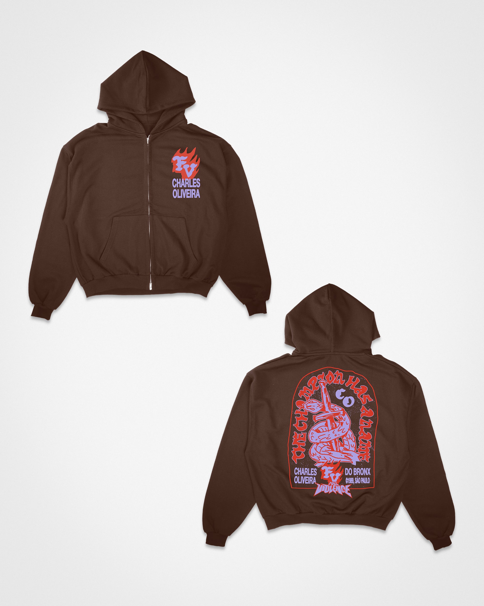 1989 Zip-Up Hoodie – FULL VIOLENCE STORE