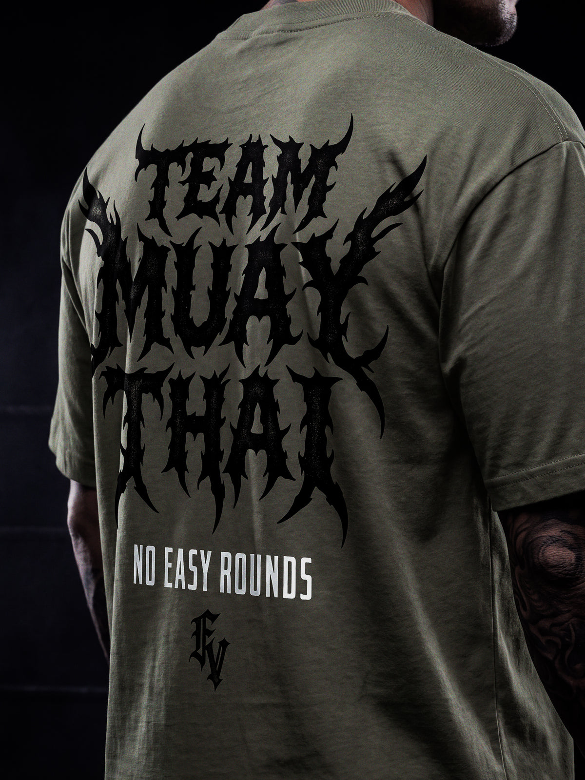 Team Muay Thai Classic Tee - Army Green