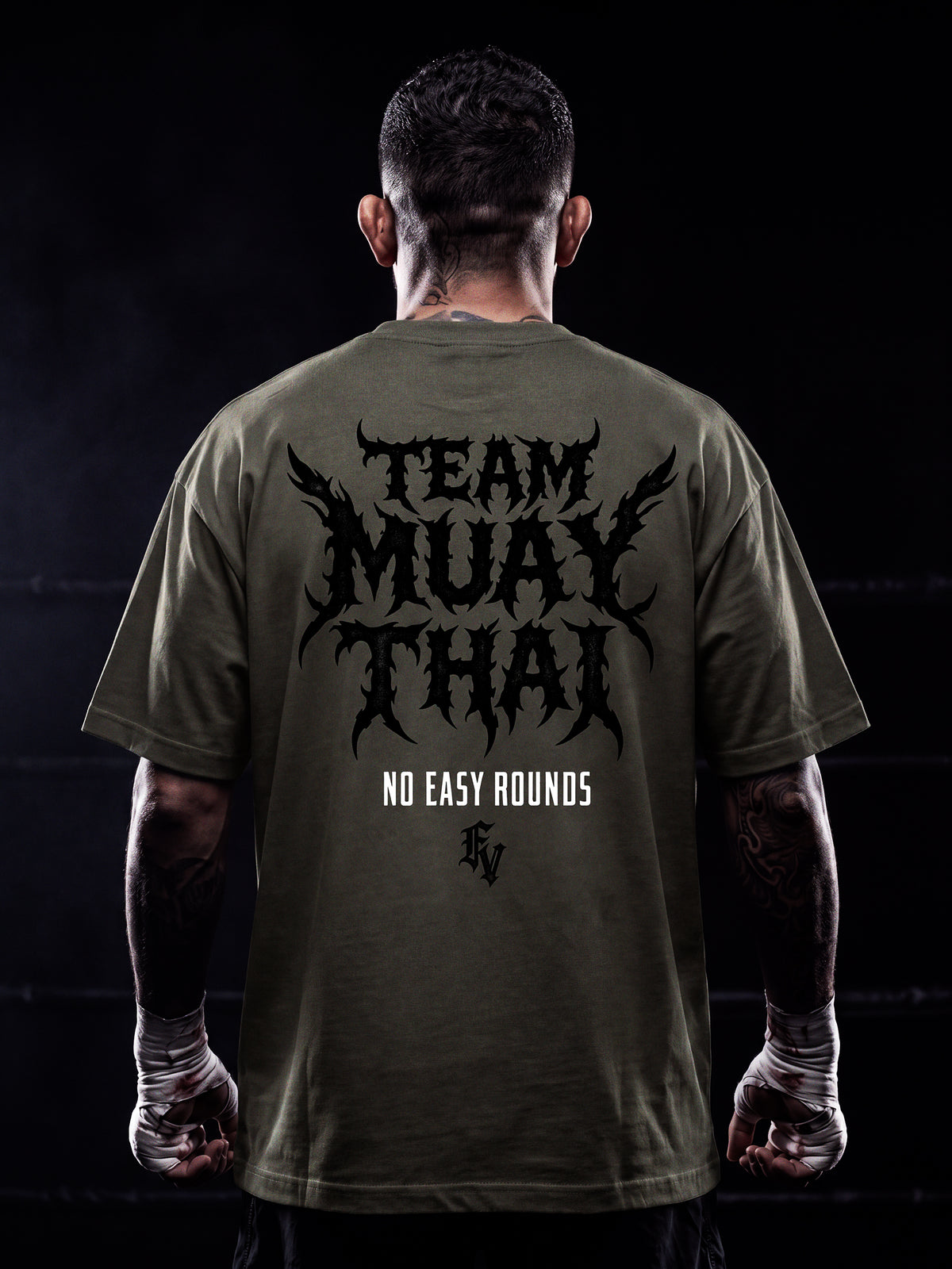 Team Muay Thai Classic Tee - Army Green