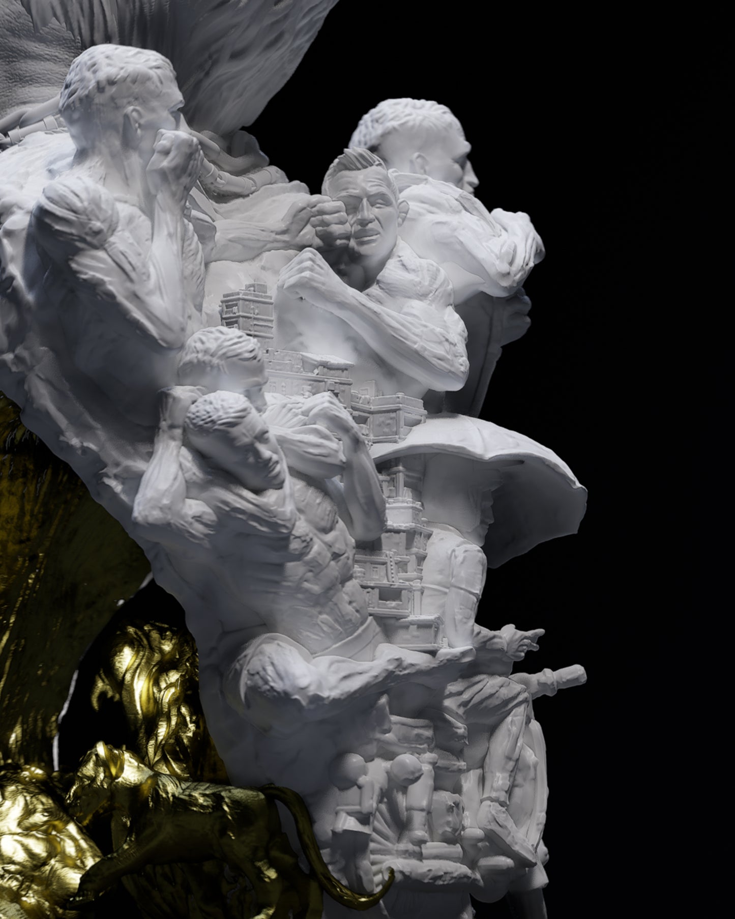 Charles Oliveira Sculpture: Illuminado Edition (47 Piece Limited)