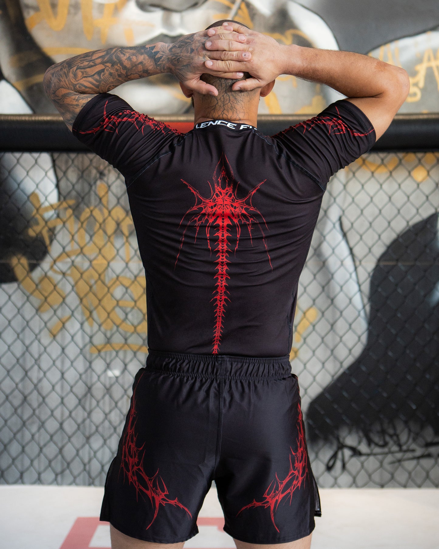 Cyberstrike Black Rash Guard