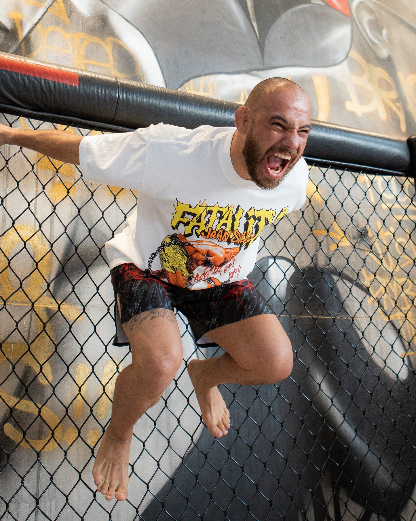 Jean Silva Fatality “Premium” Tee in Off-White