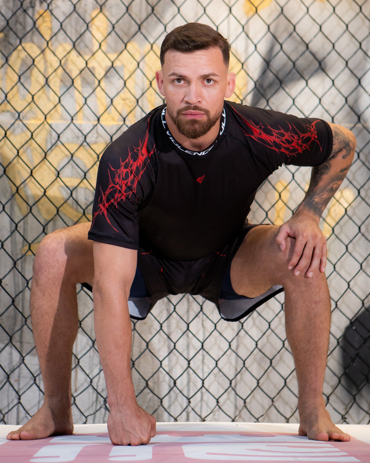 Cyberstrike Black Rash Guard