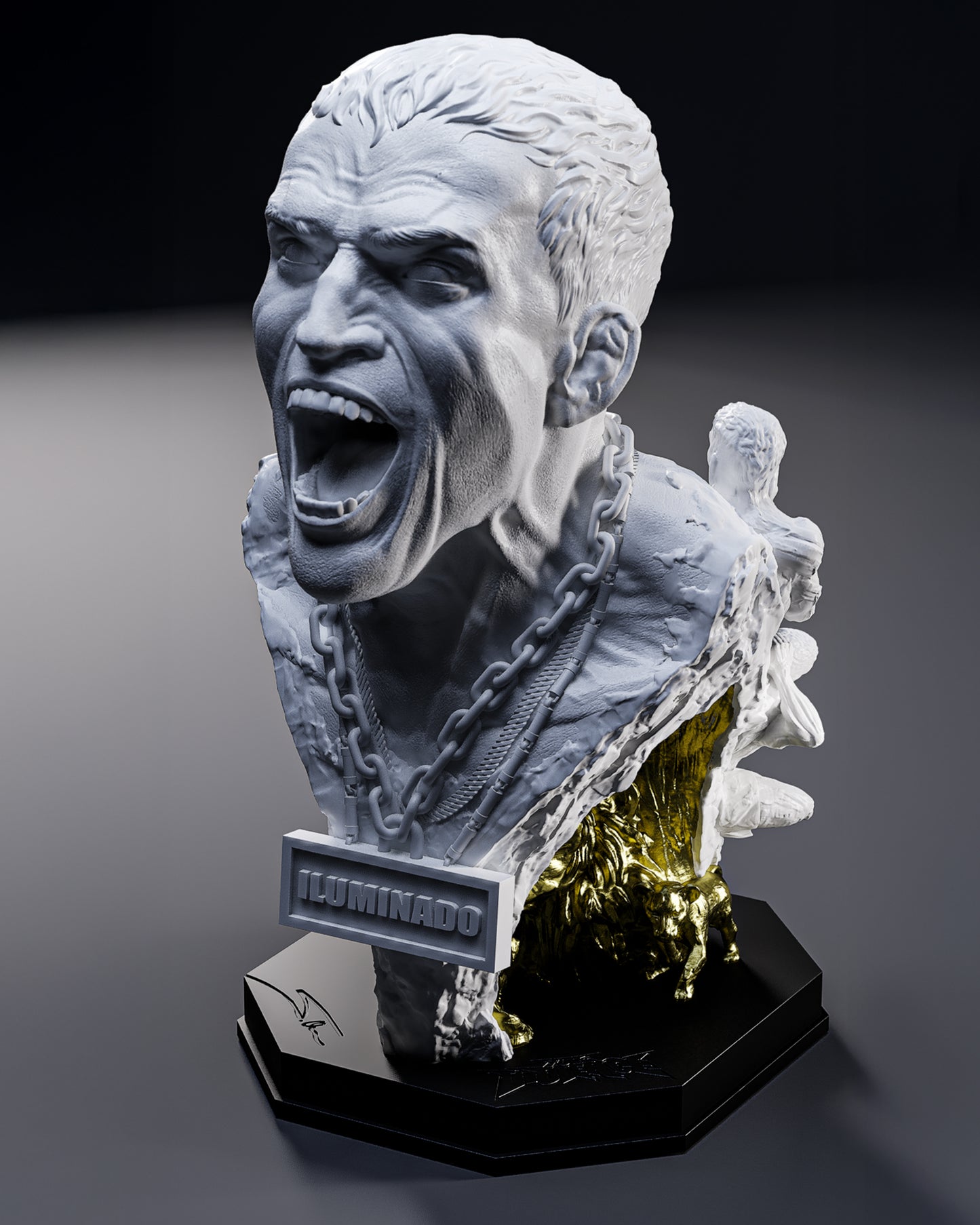 Charles Oliveira Sculpture: Illuminado Edition (47 Piece Limited)