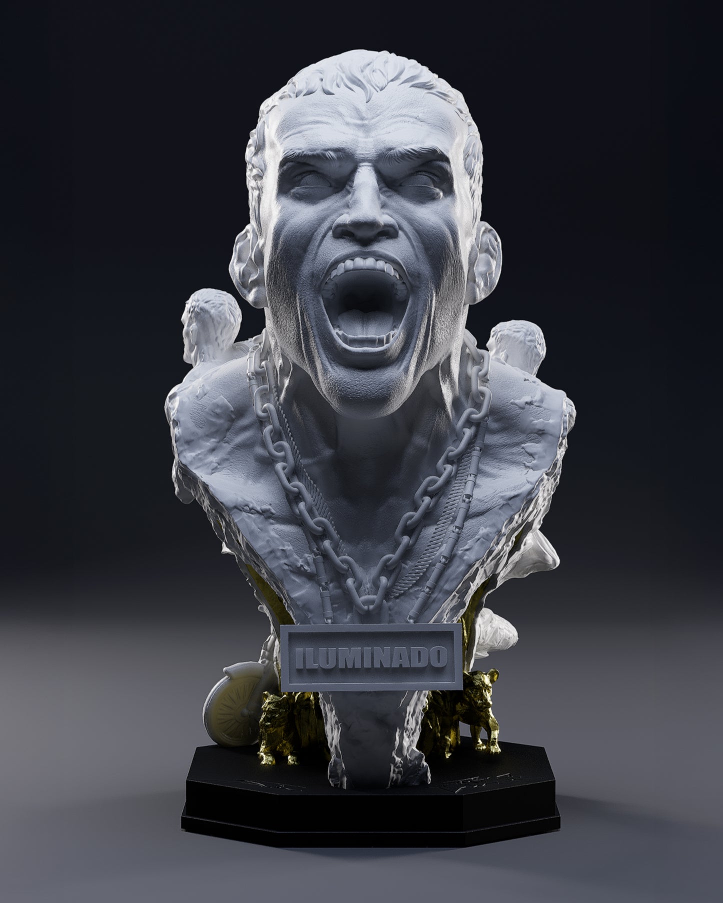 Charles Oliveira Sculpture: Illuminado Edition (47 Piece Limited)