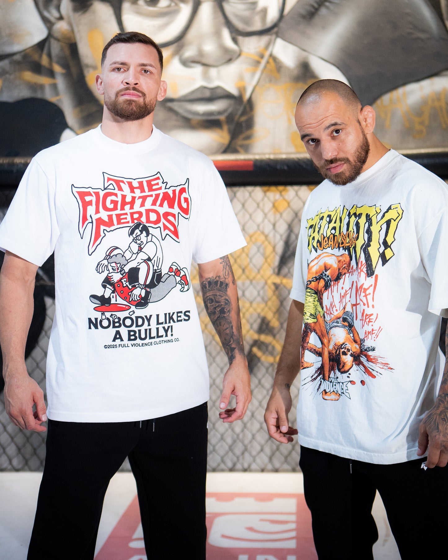 Jean Silva Fatality “Premium” Tee in Off-White