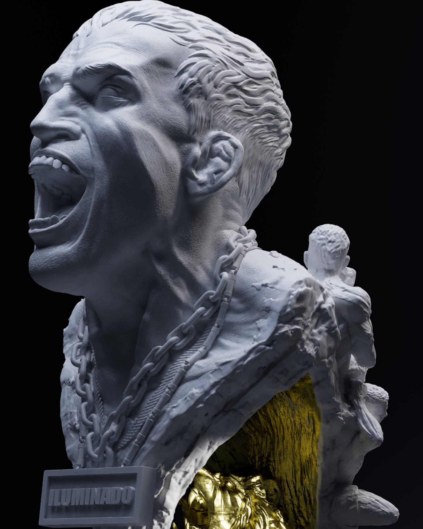 Charles Oliveira Sculpture: Illuminado Edition (47 Piece Limited)