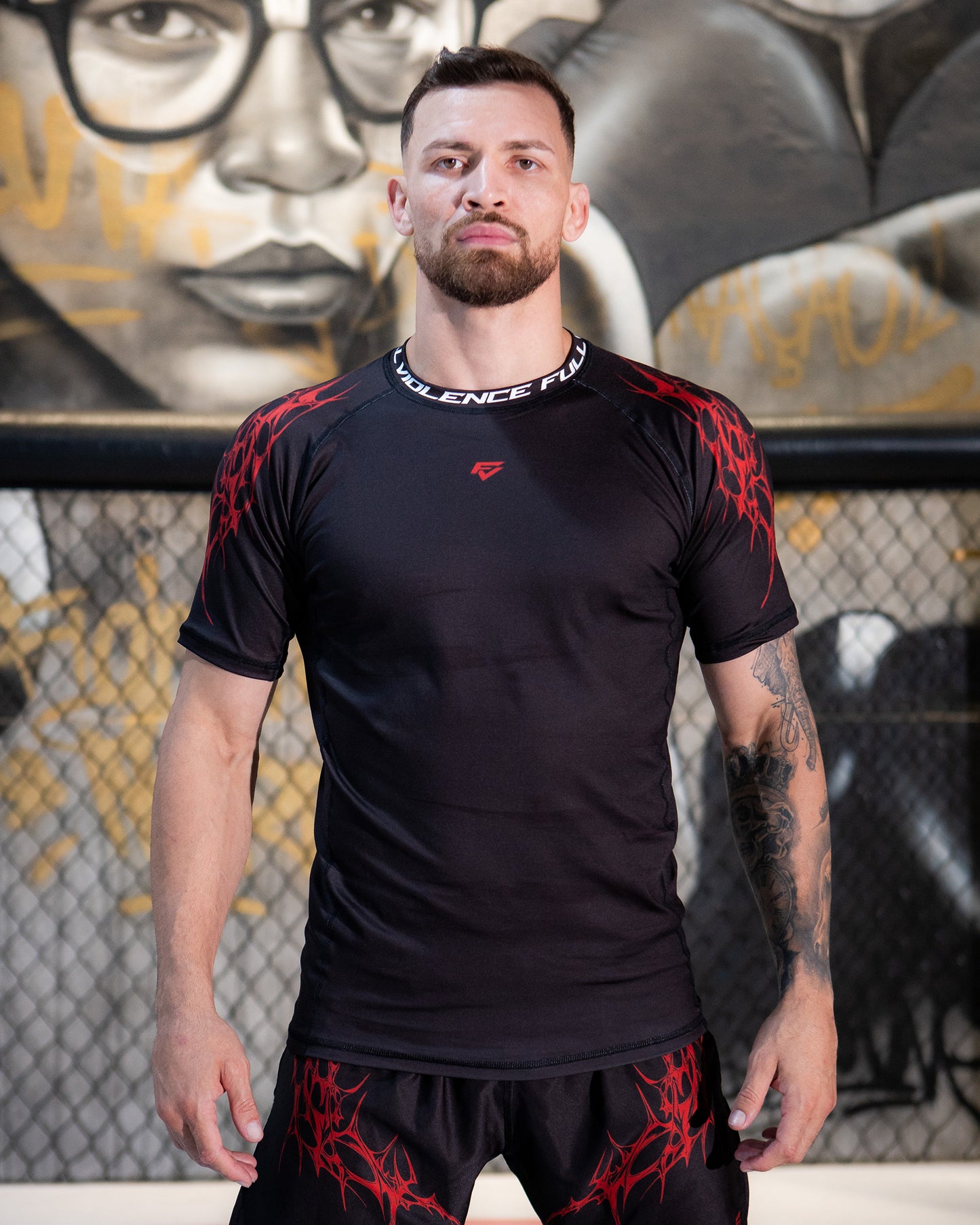 Cyberstrike Black Rash Guard