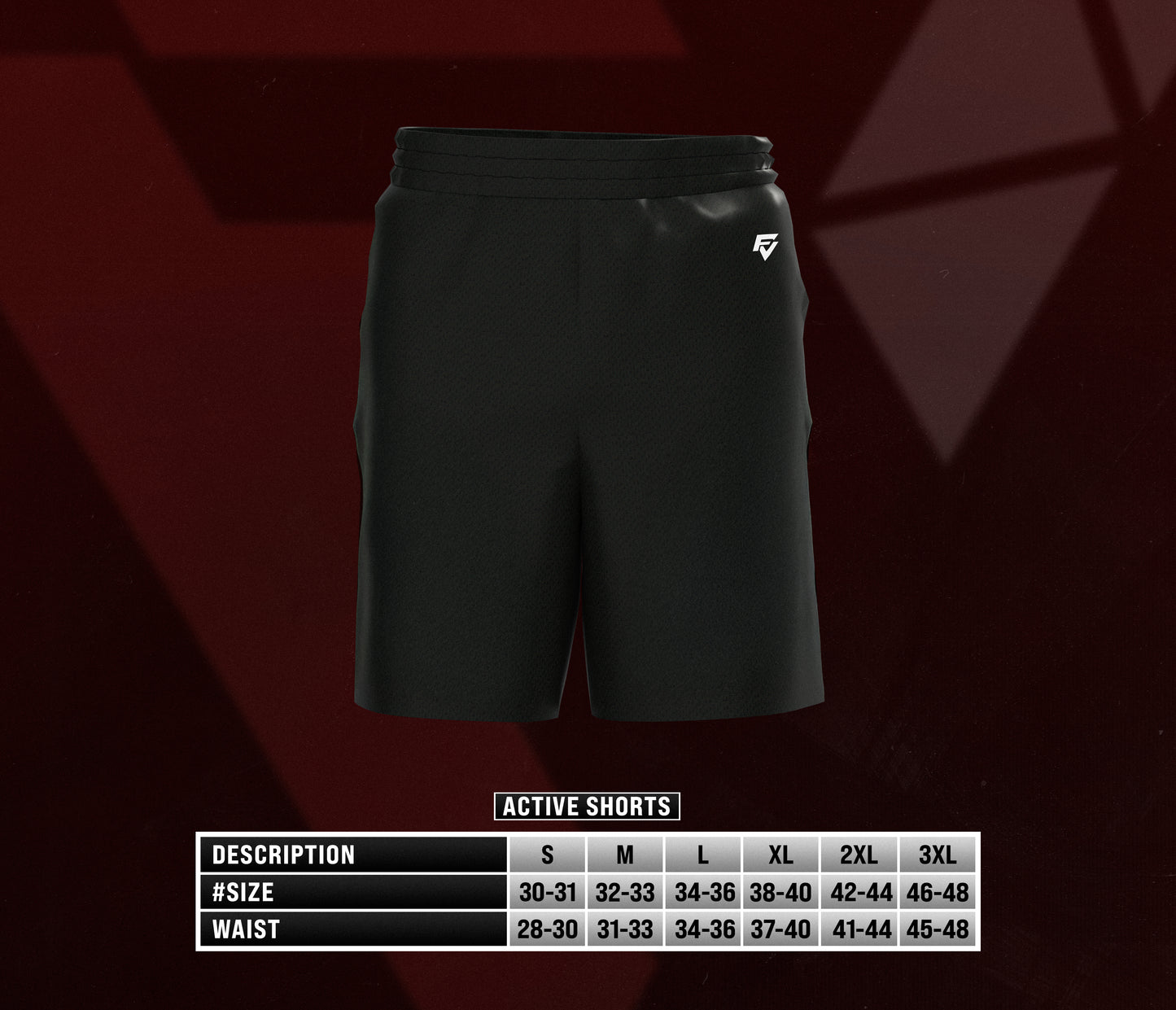 FV Dual Layer Shorts in Black