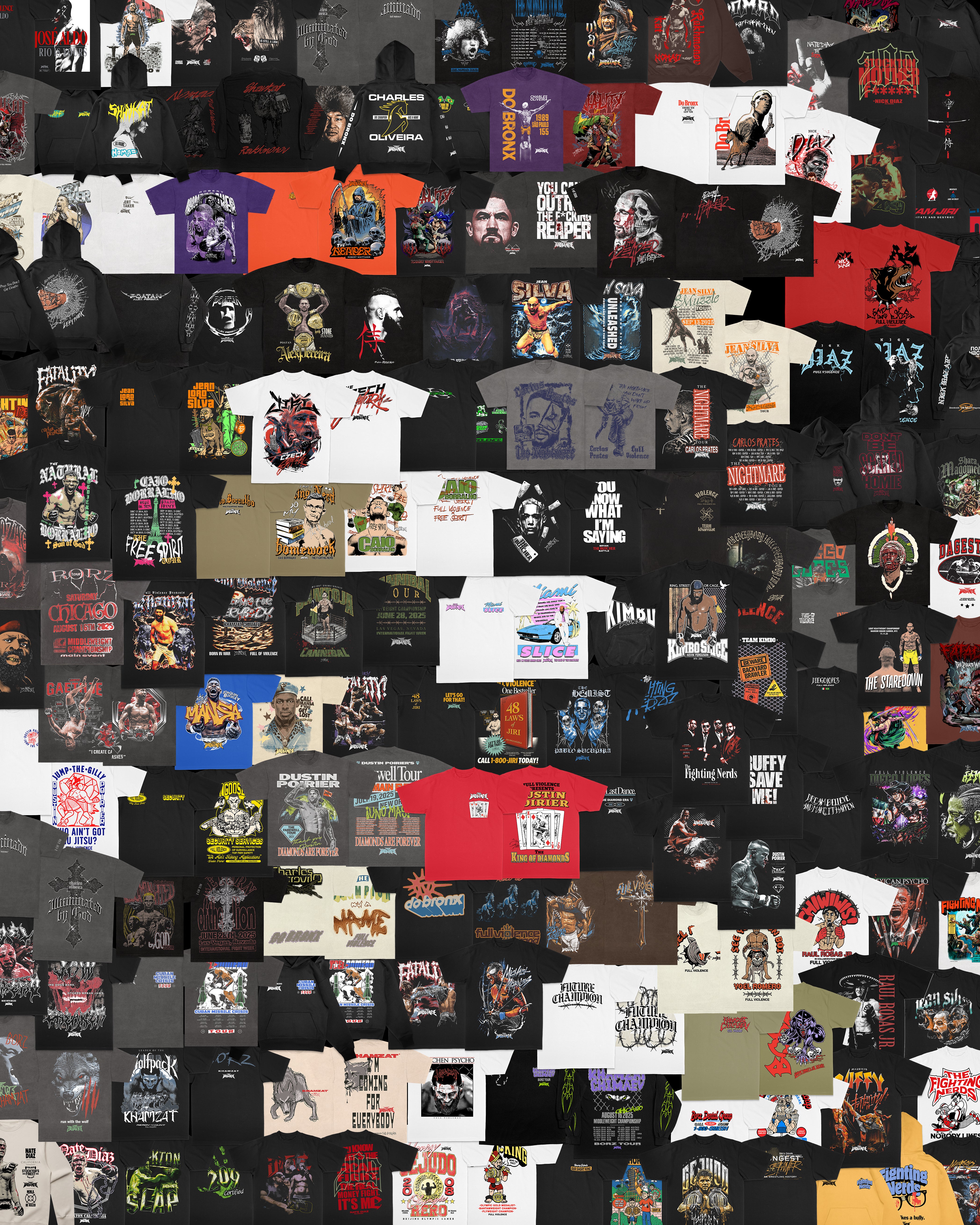 Full Violence: Overseas Edition T-Shirts