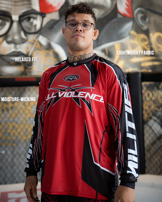 Cyberstrike Red Active Longsleeve
