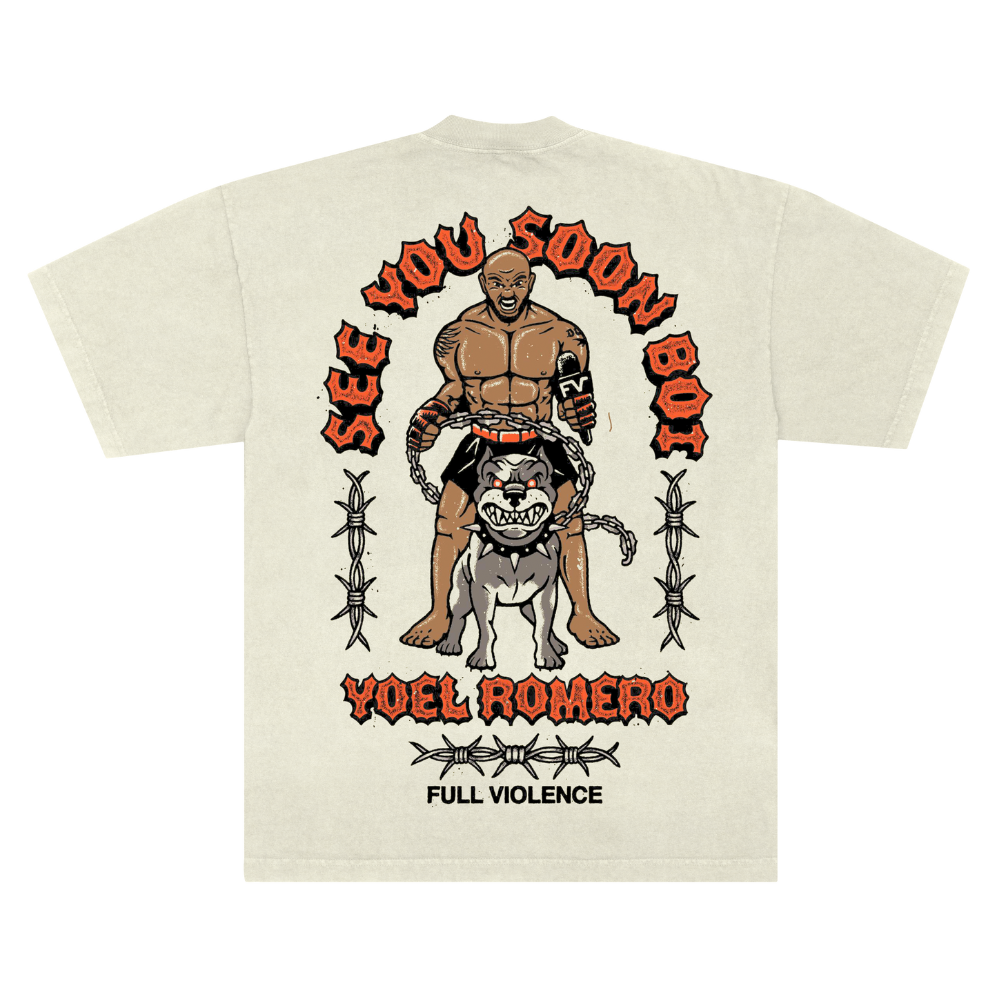 See You Soon Boi "Premium" Tee in Off-White