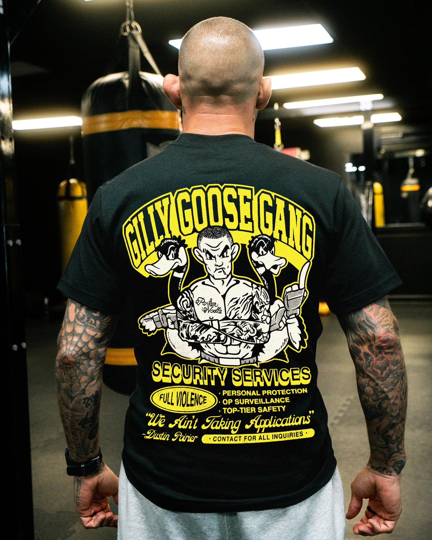 Gilly Goose Gang "Classic" Tee in Black