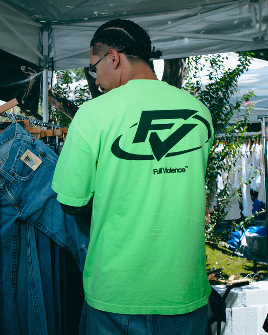 Neon FV "Premium" Tee in Neon Green
