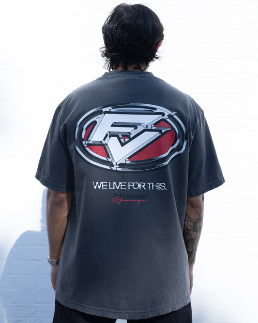 Redline Ready "Premium" Tee in Garment-Dyed Shadow