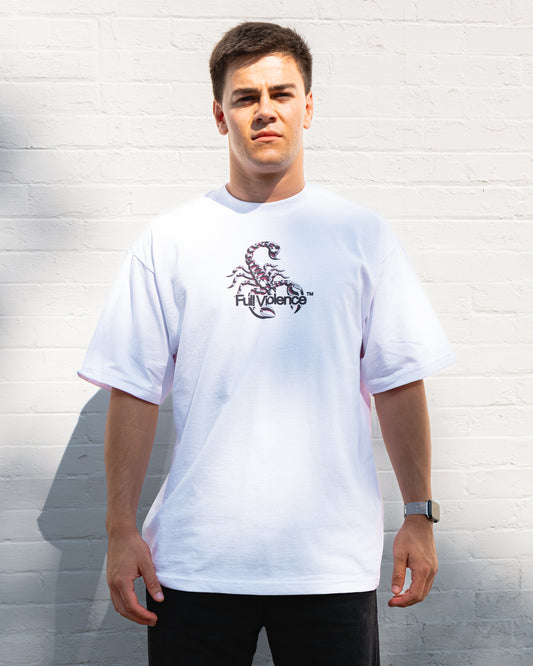Scorpion "Classic" Tee in White