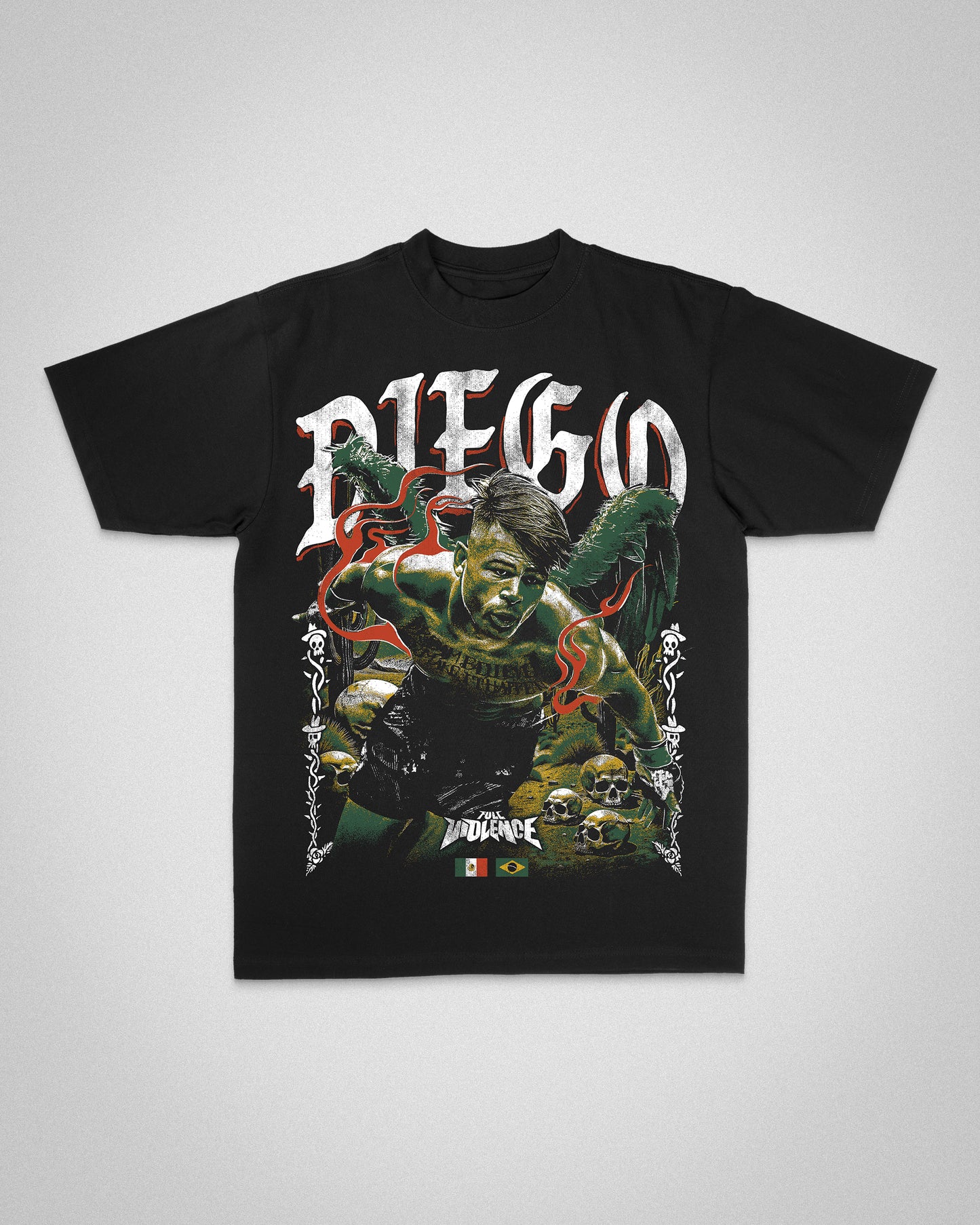 Diego Fight "Classic" Tee in Black
