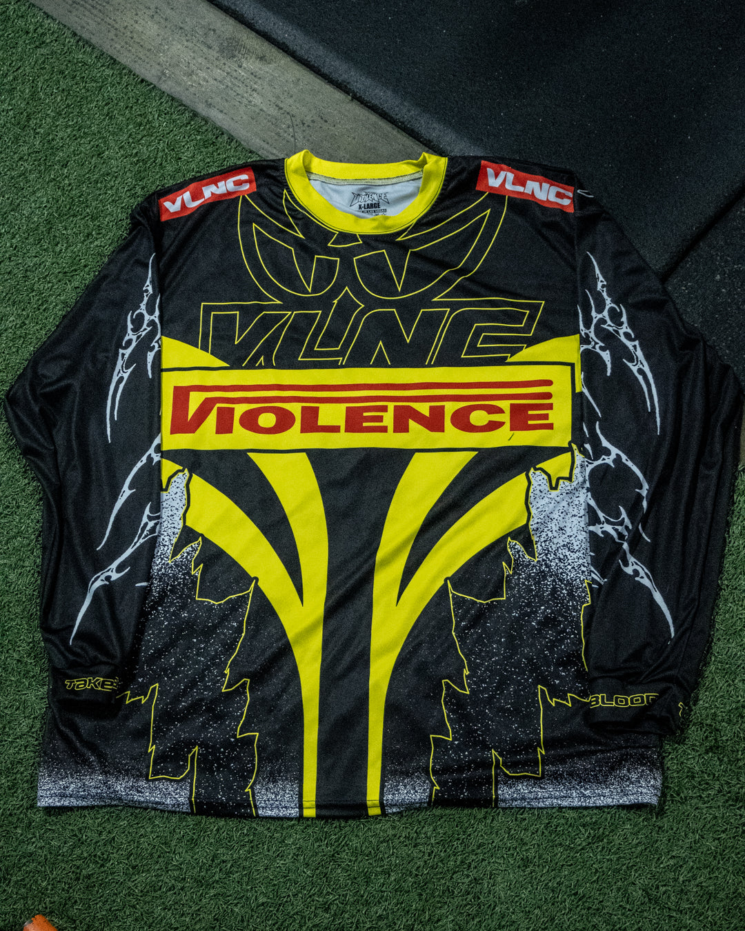 FV Cyber Long Sleeve in Black/Yellow