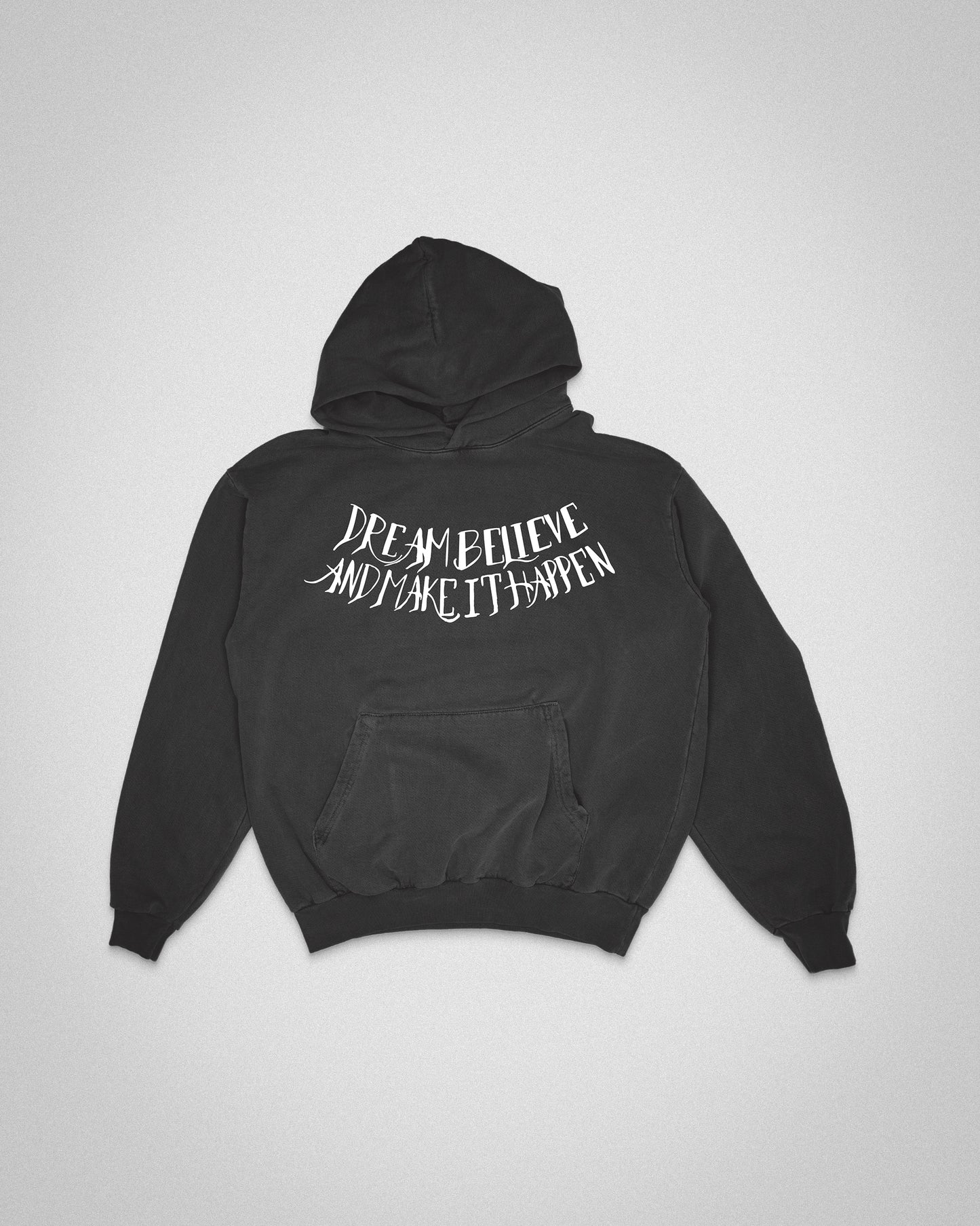Dream Believe Hoodie in Black