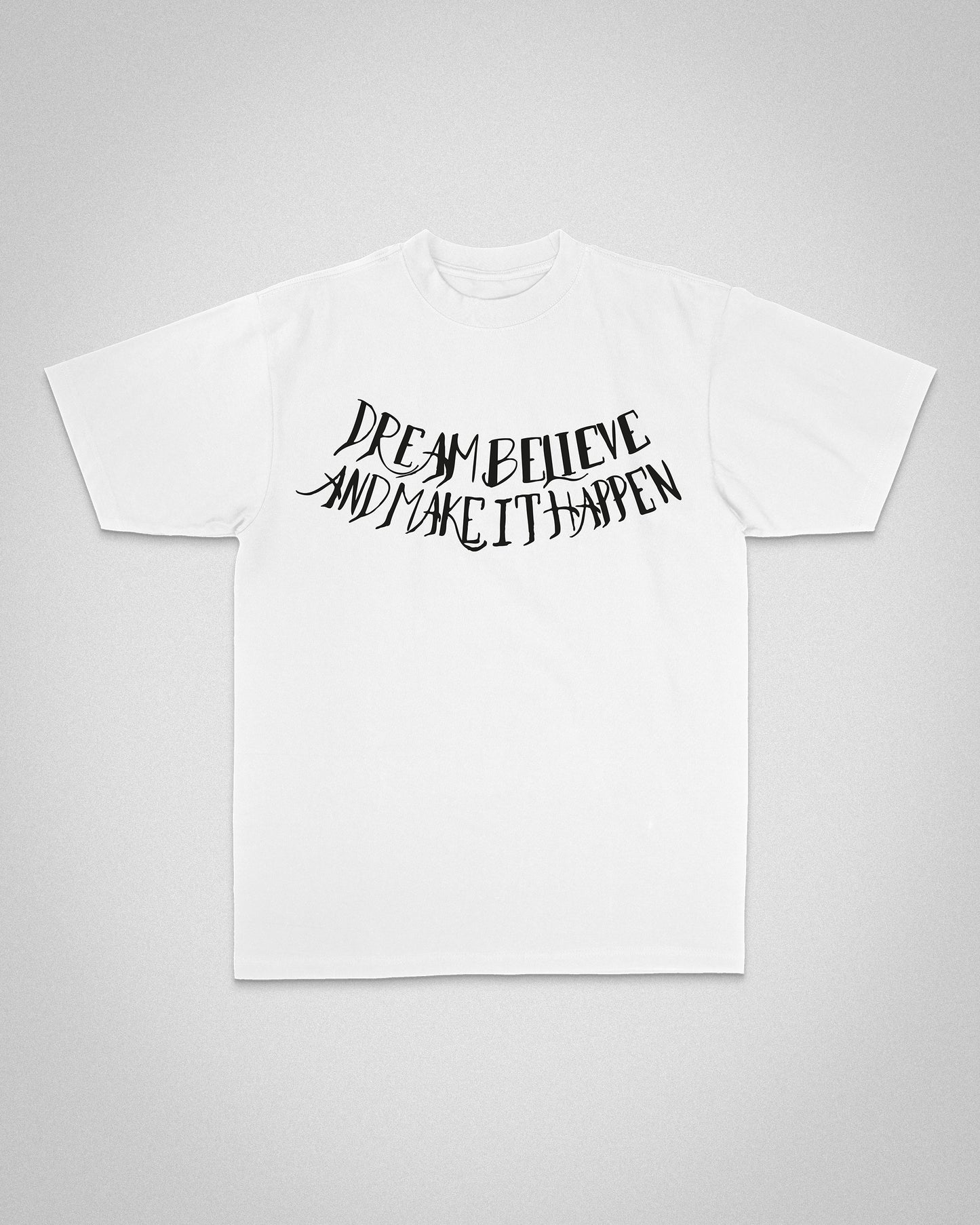 Dream Believe "Classic" Tee in White
