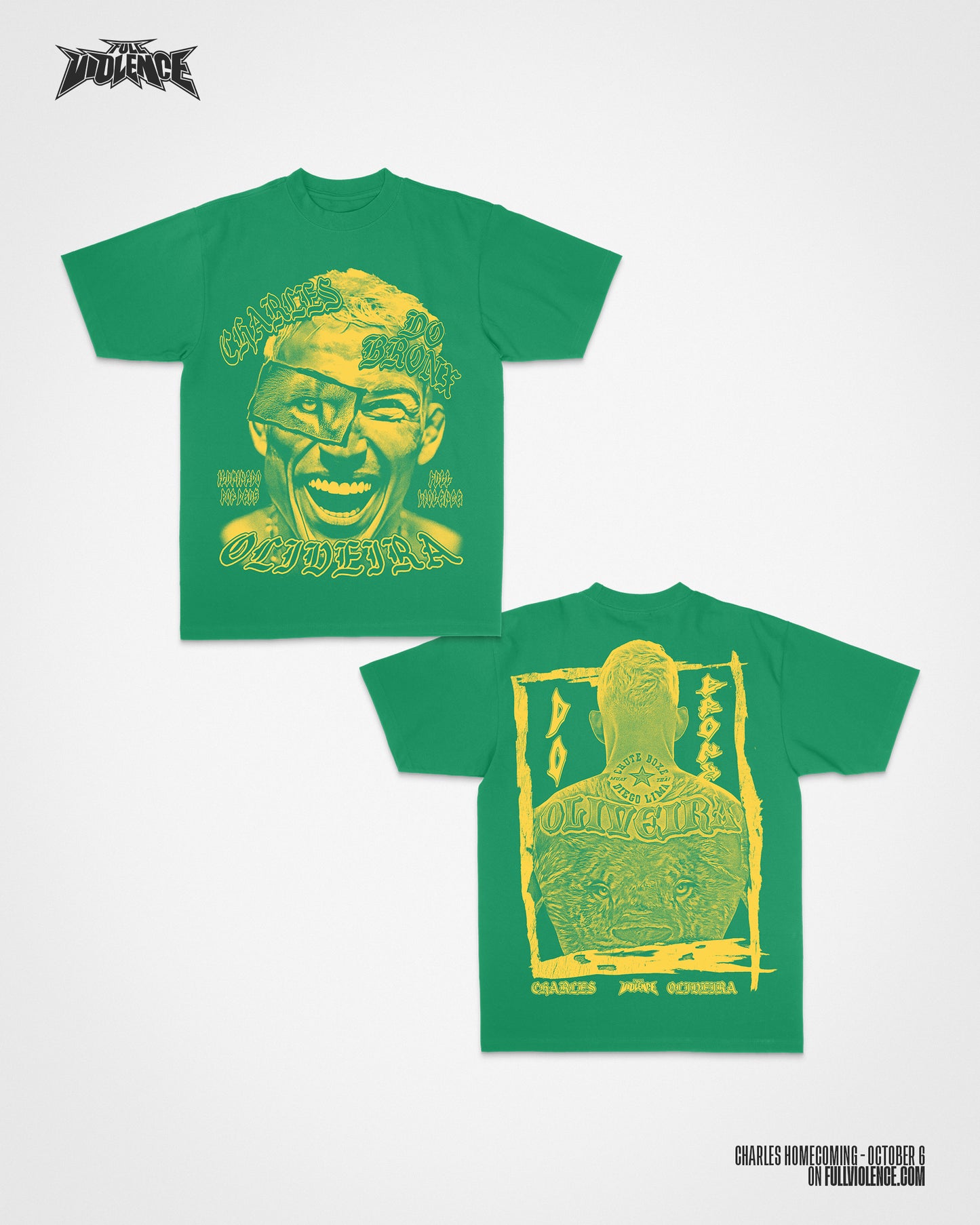 Eye of the Lion "Classic" Tee in Green