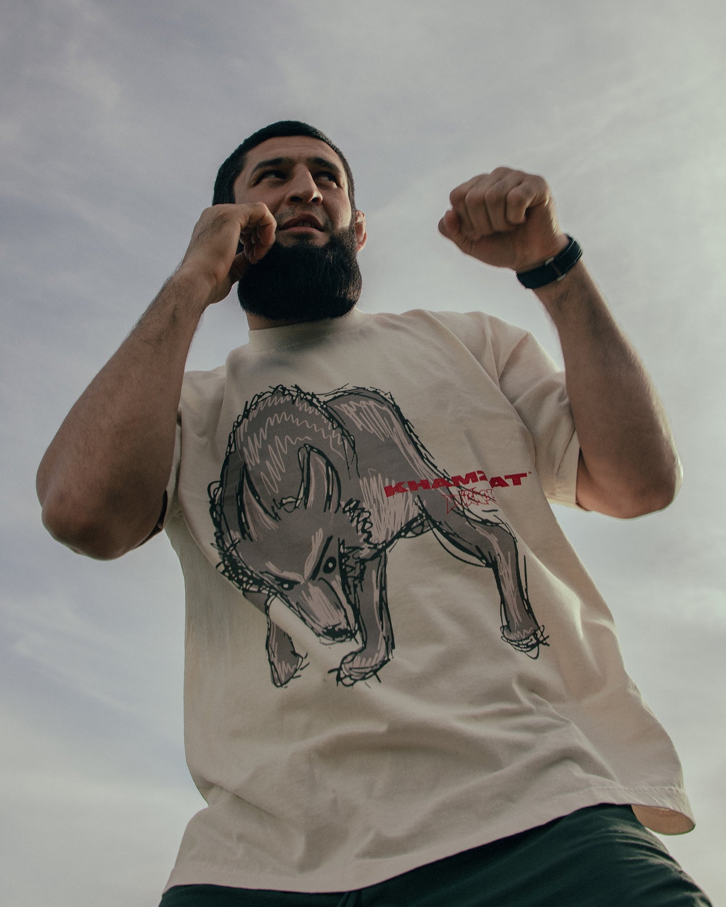 Coming for Everybody "Premium" Tee in Creme