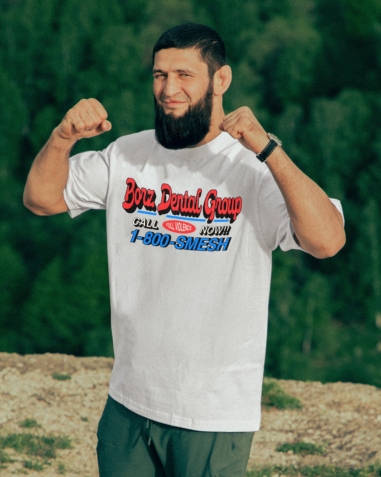 Borz Dental Group "Classic" Tee in White