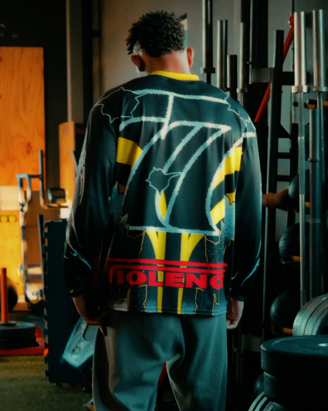 FV Cyber Long Sleeve in Black/Yellow