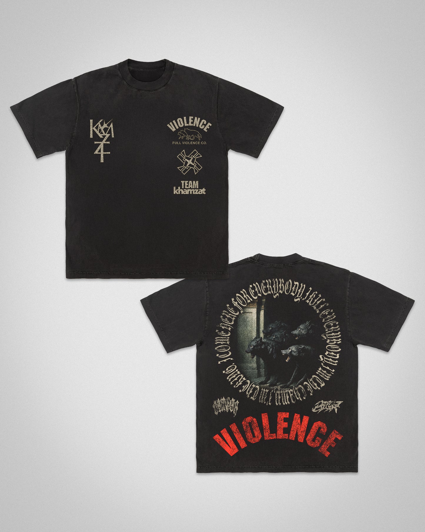 Khamzat is Violence "Classic" Tee in Black