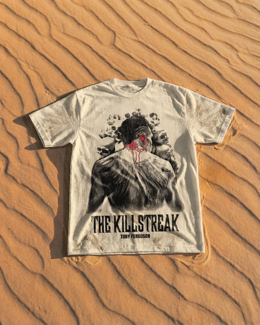 Killstreak Tee "Premium" Tee in Garment-Dyed Off-White