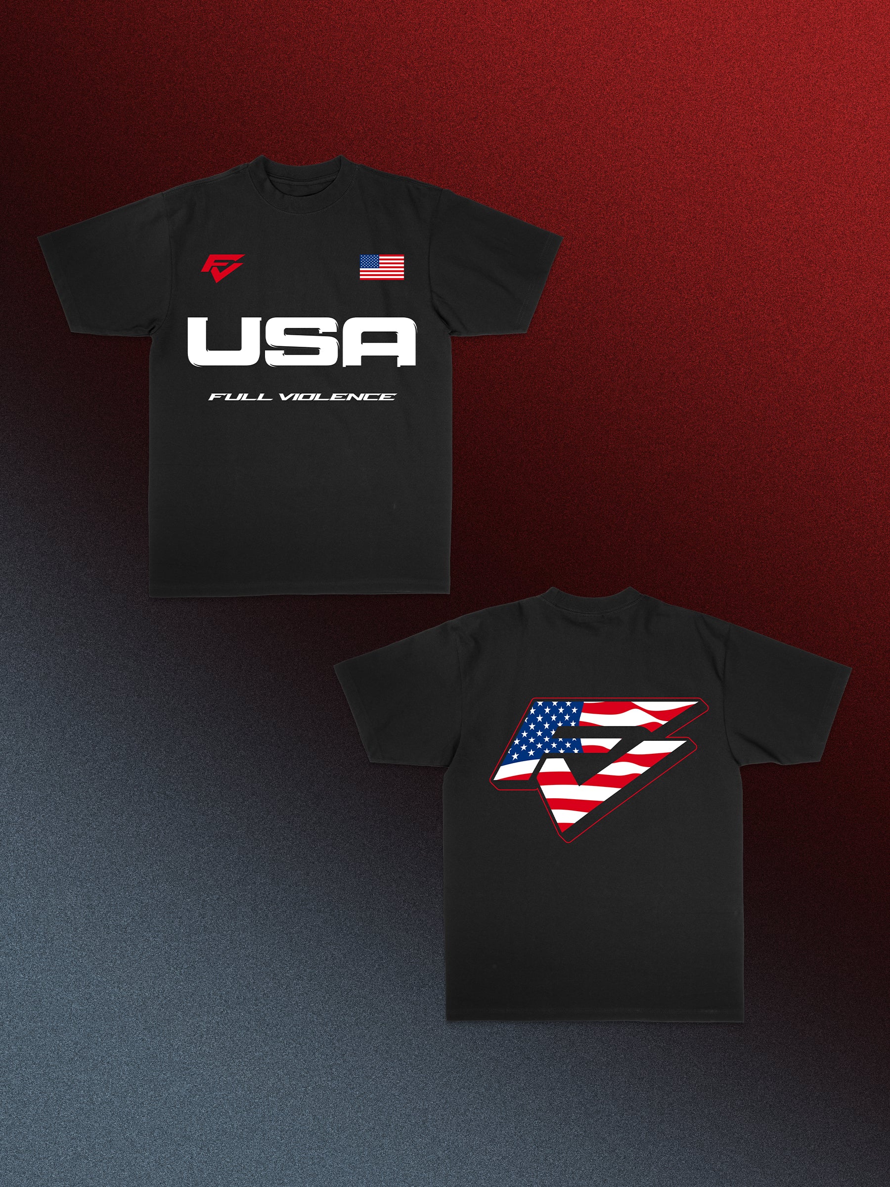 FV Team USA Drop Shoulder Tee