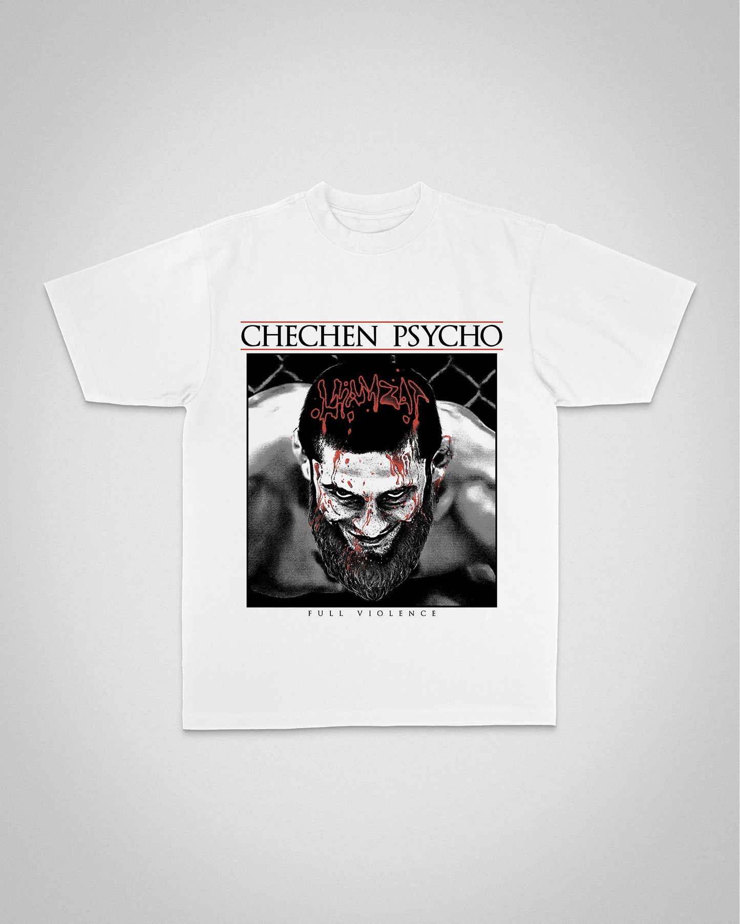 Chechen Psycho "Classic" Tee in White