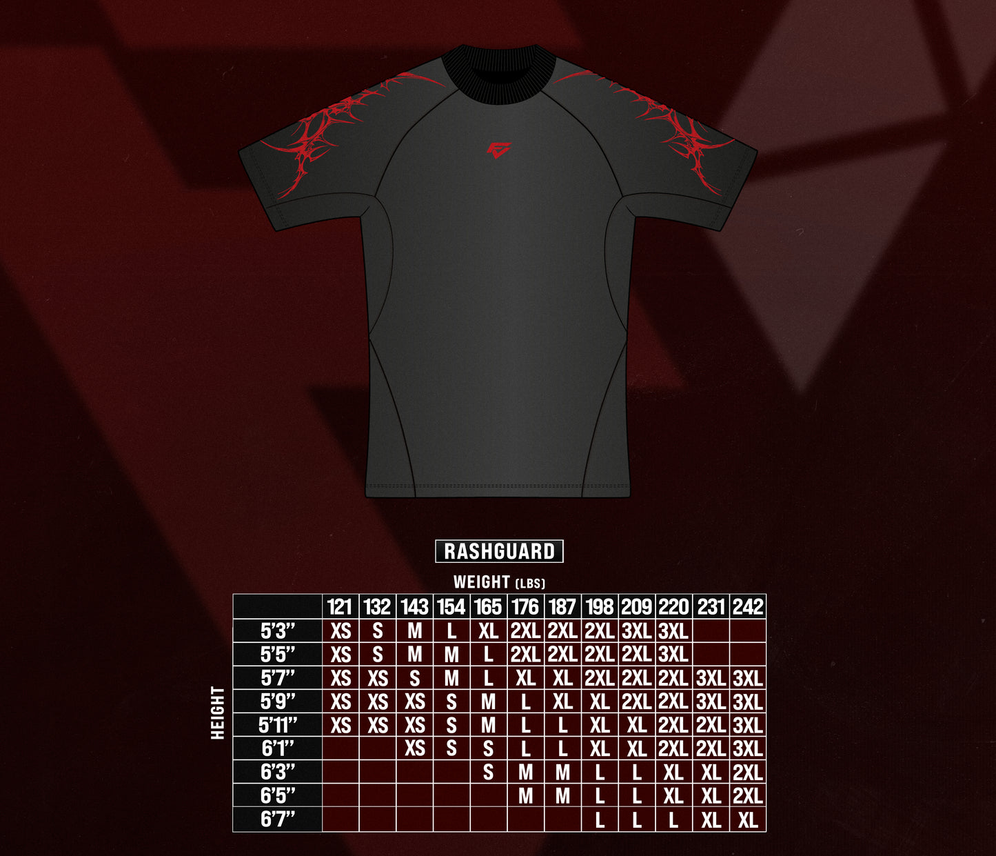 Cyberstrike Black Rash Guard