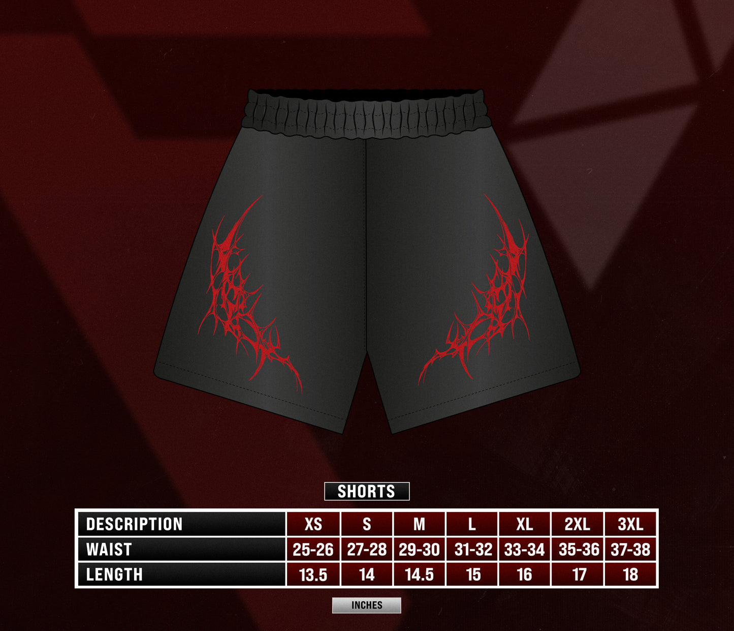 Cyberstrike Black Fight Shorts