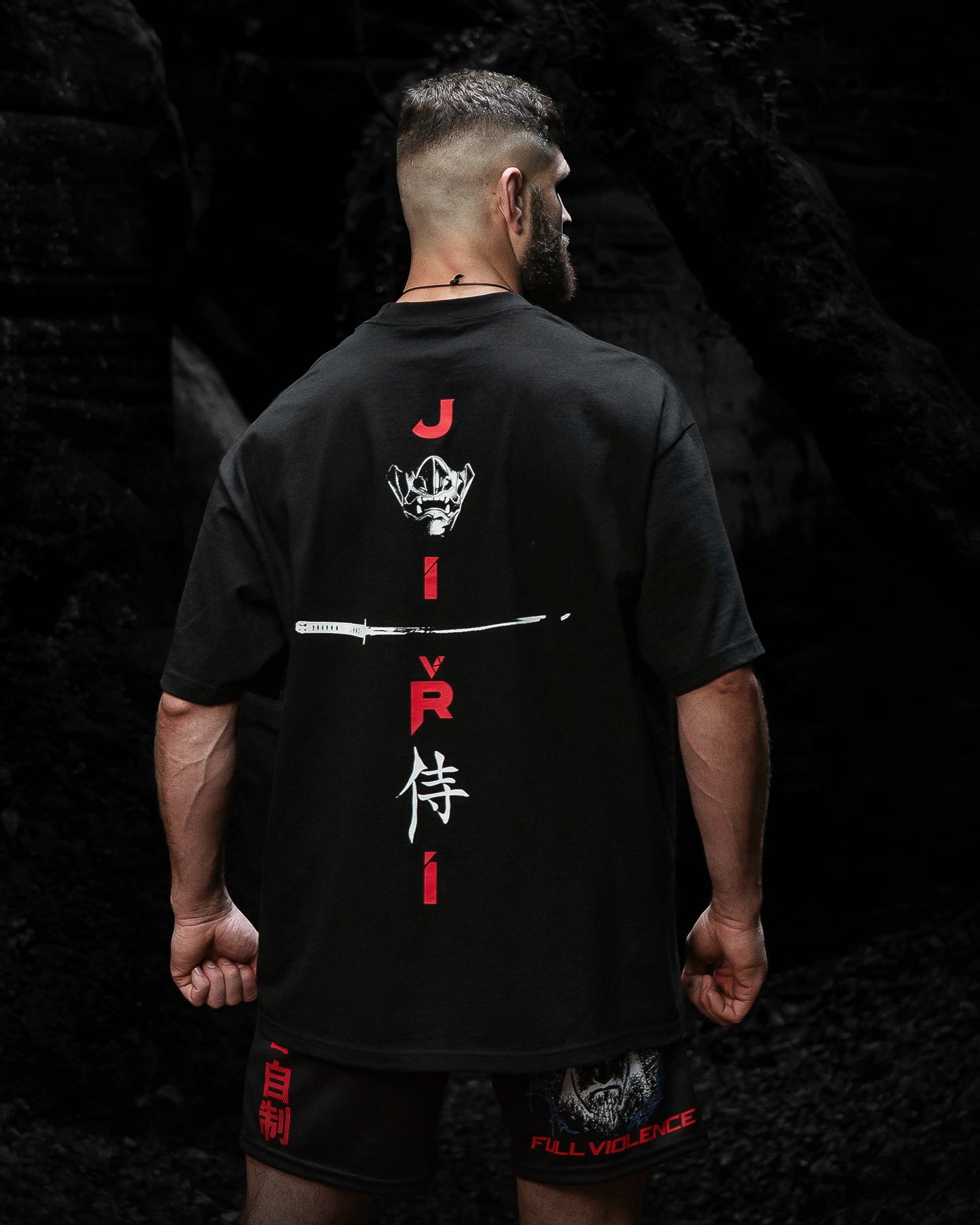 Samurai Jiri "Classic" Tee in Black