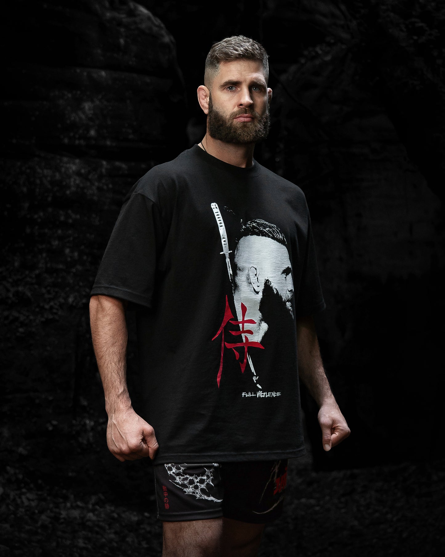 Samurai Jiri "Classic" Tee in Black