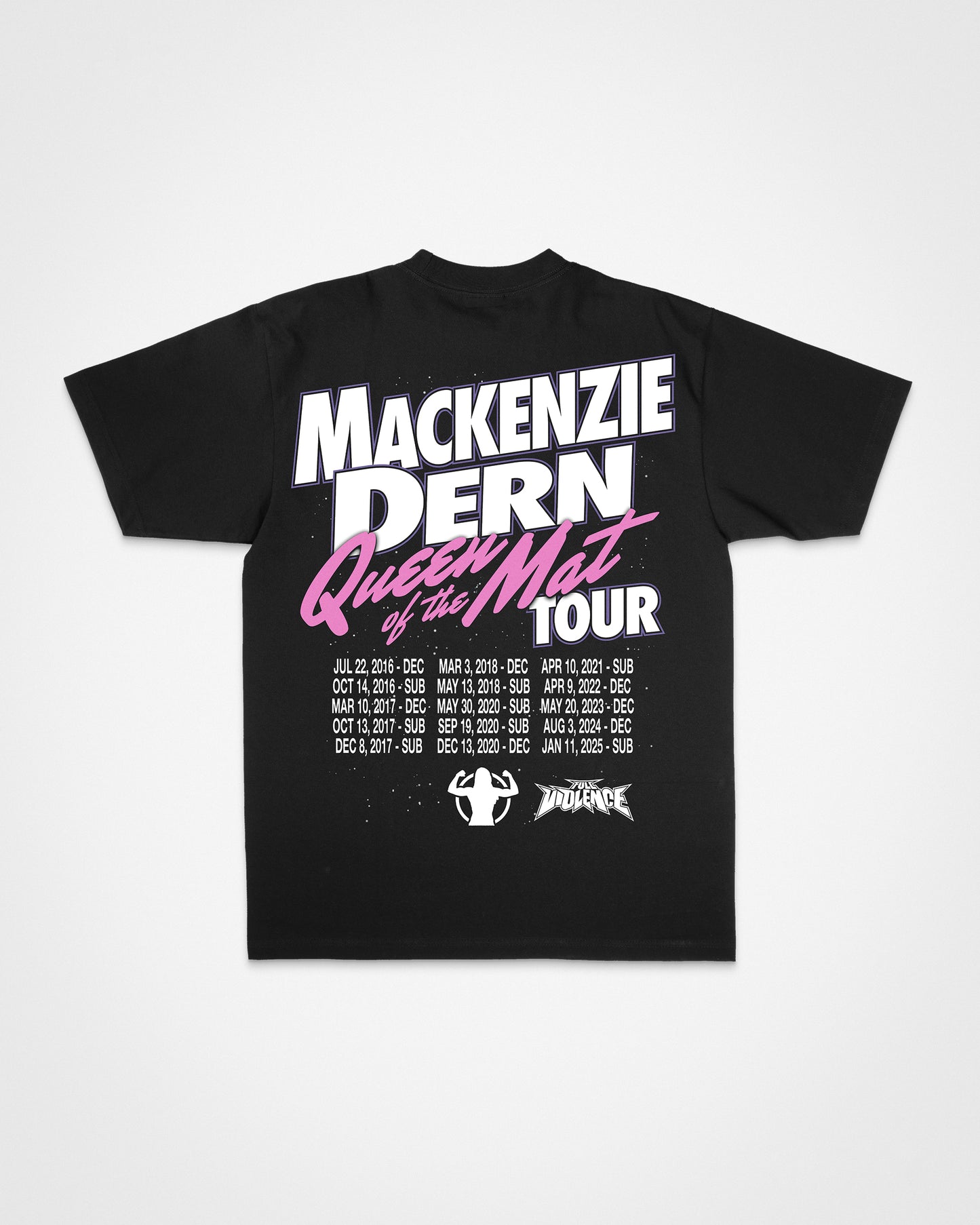 Queen of the Mat "Classic" Tee in Black