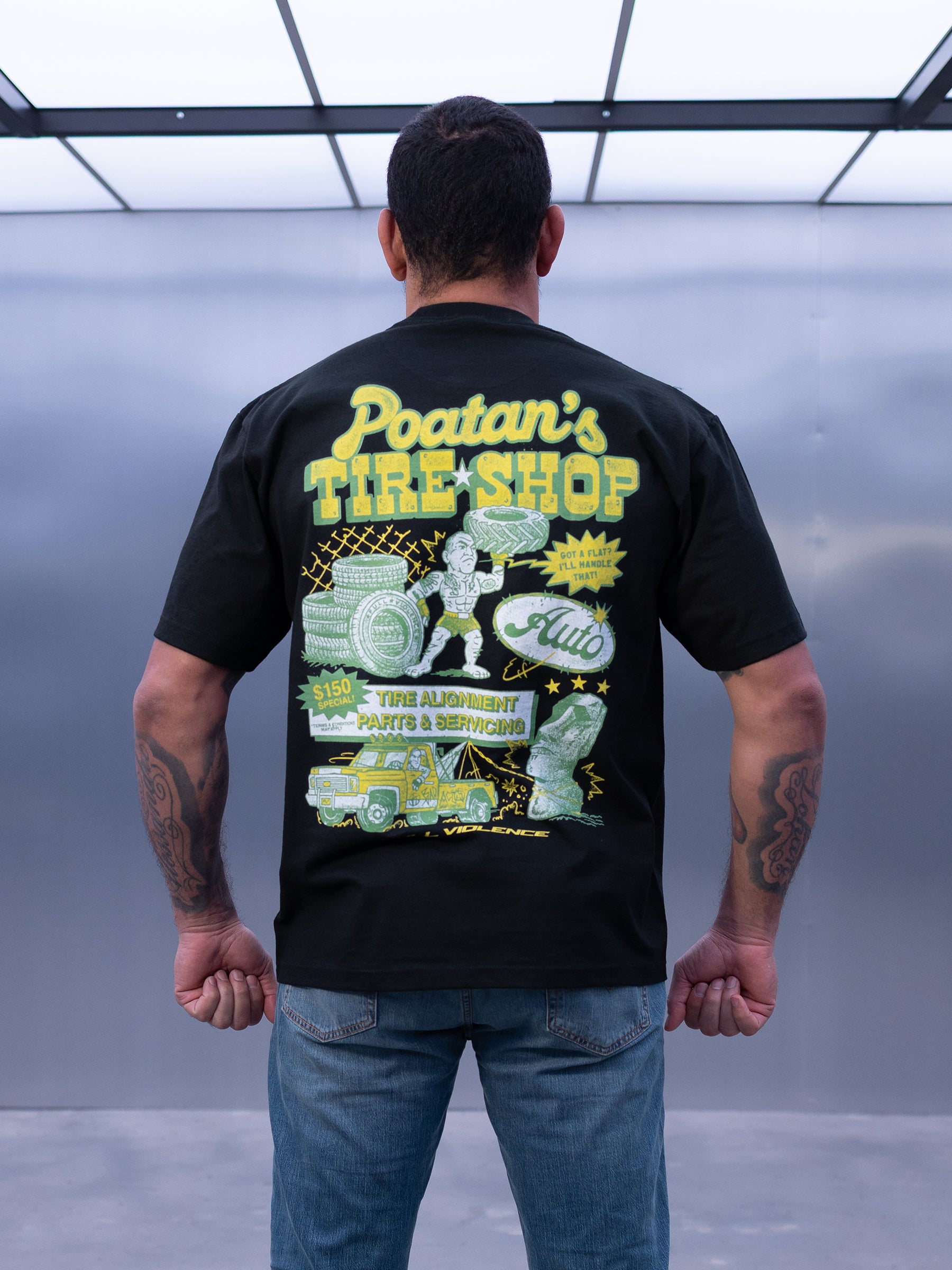 Poatan's Tire Shop Tee