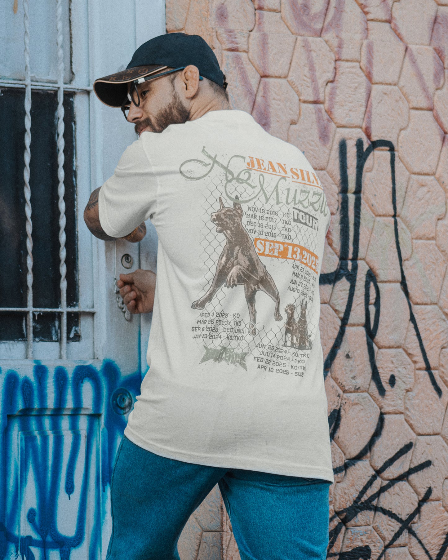 No Muzzle Tour "Premium" Tee in Off-White