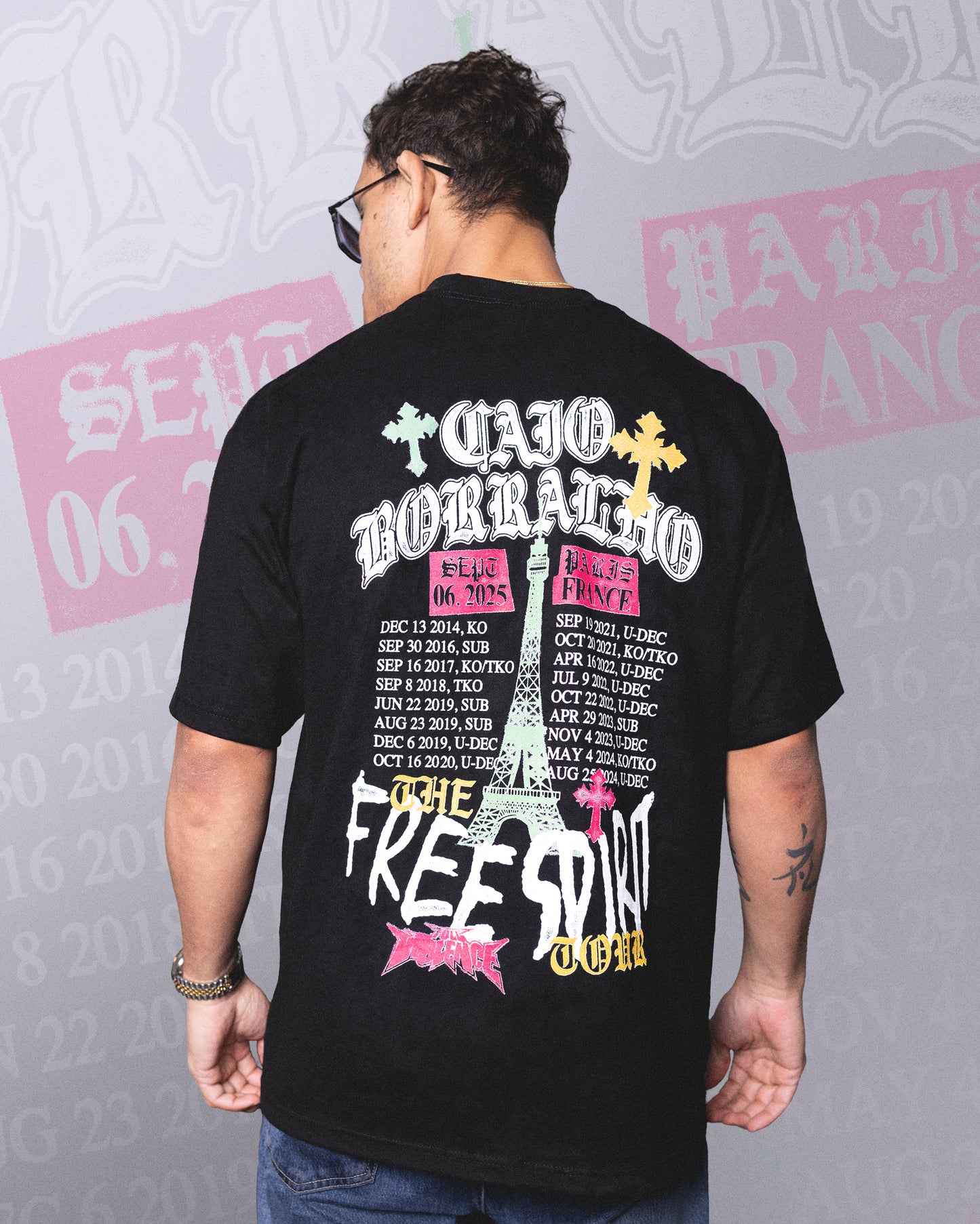 Free Spirit Tour "Classic" Tee in Black