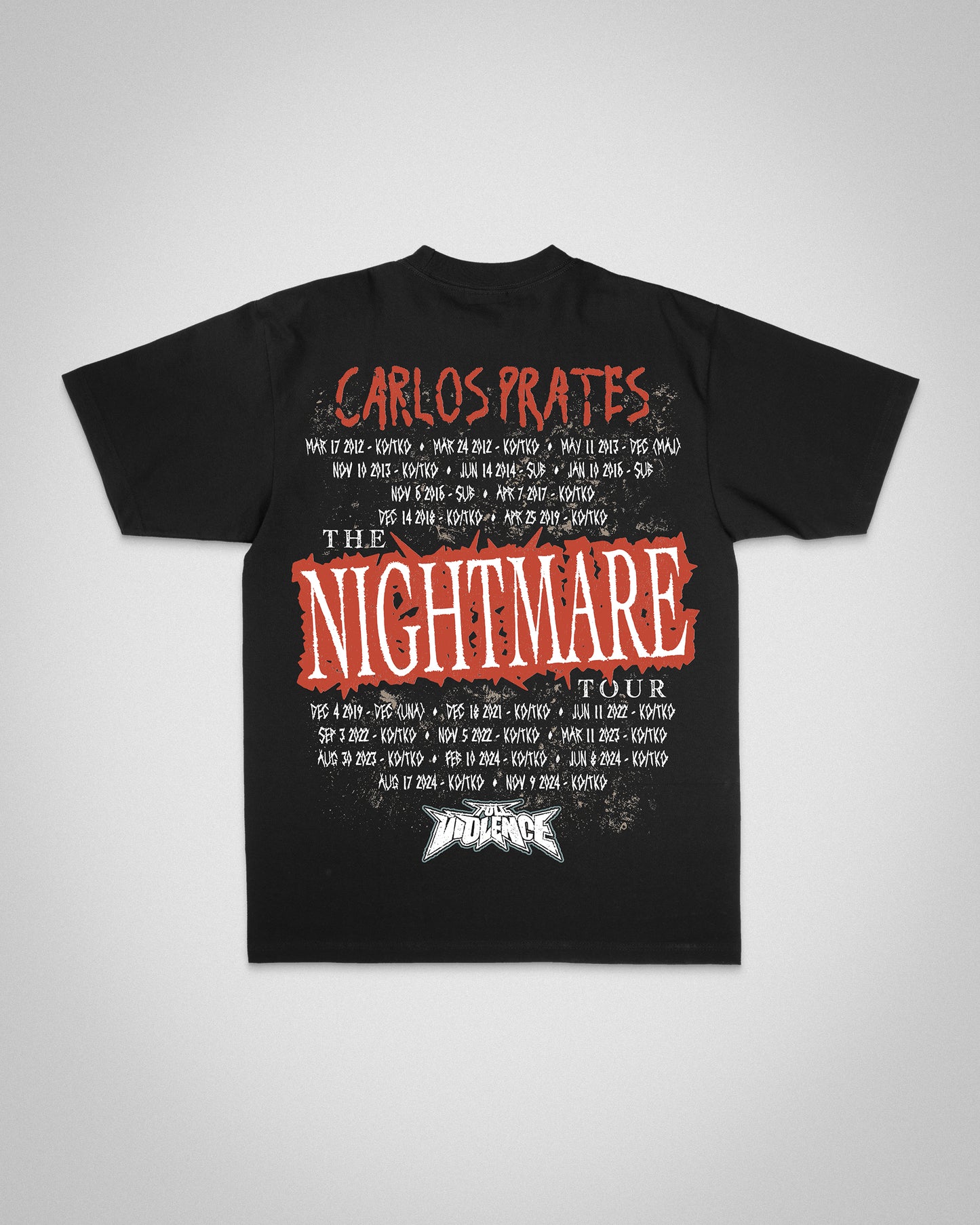 Nightmare Tour "Classic" Tee in Black