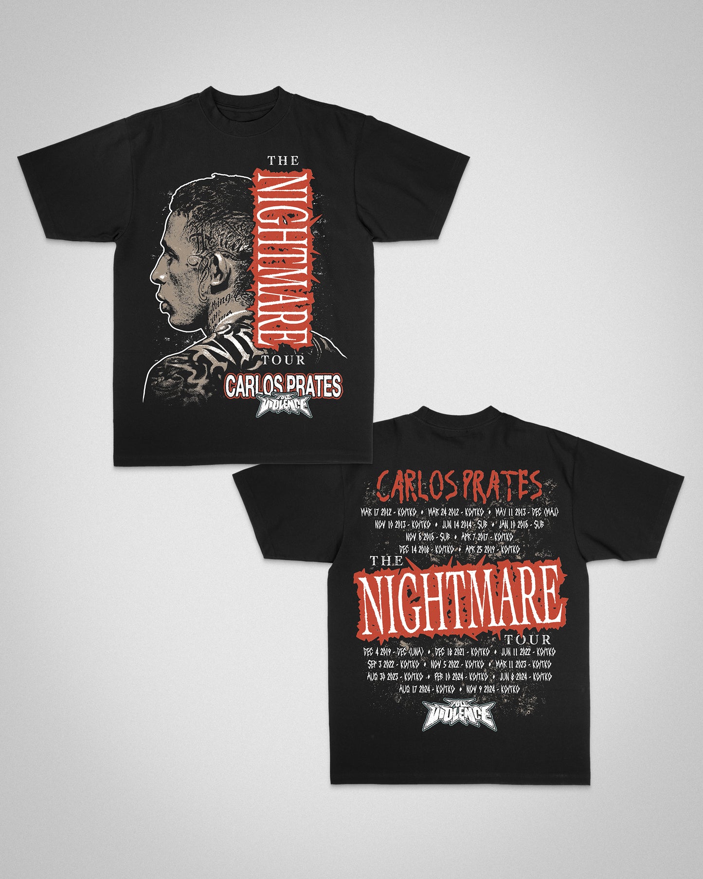 Nightmare Tour "Classic" Tee in Black