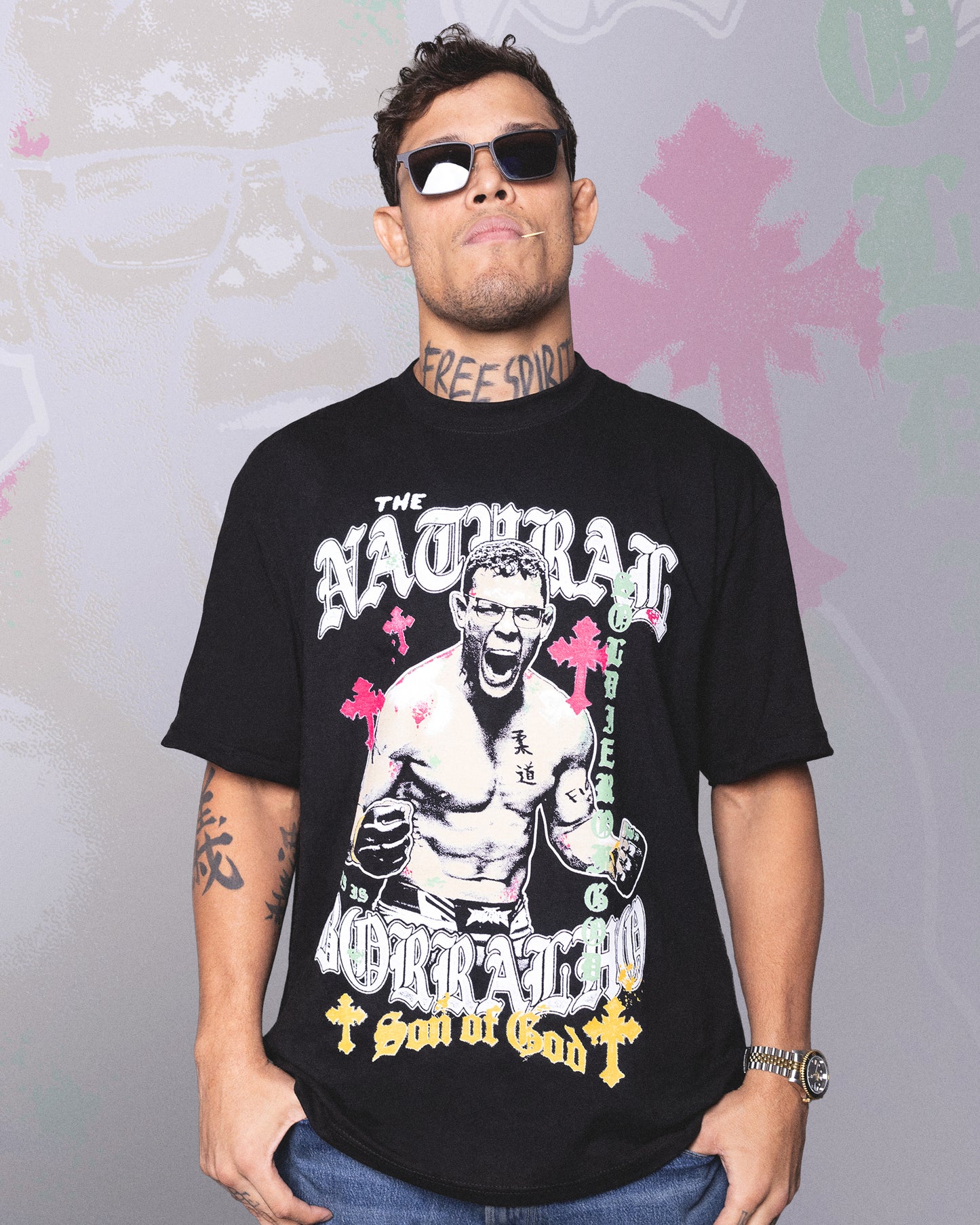 Free Spirit Tour "Classic" Tee in Black