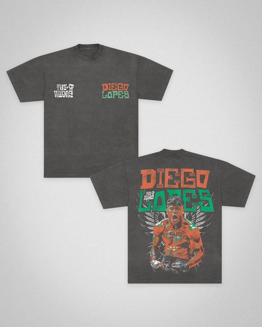 Diego Warrior "Premium" Tee in Garment Dyed Shadow