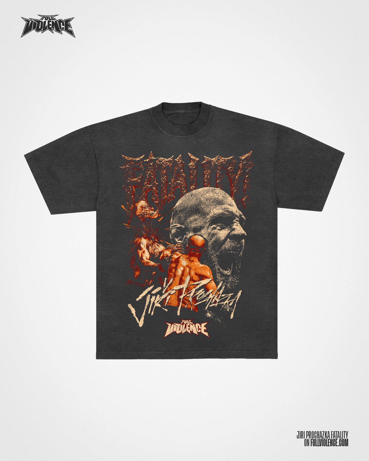 Samurai Fatality "Premium" Tee in Garment-Dyed Shadow