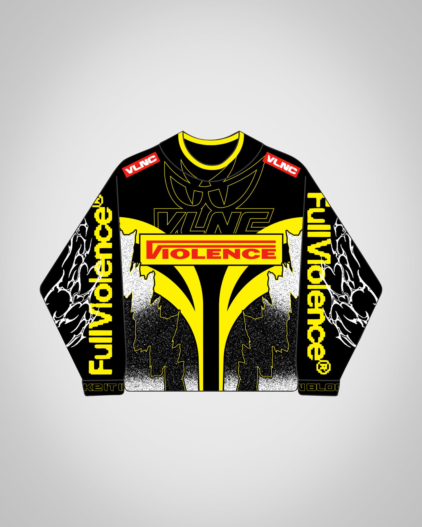 FV Cyber Long Sleeve in Black/Yellow