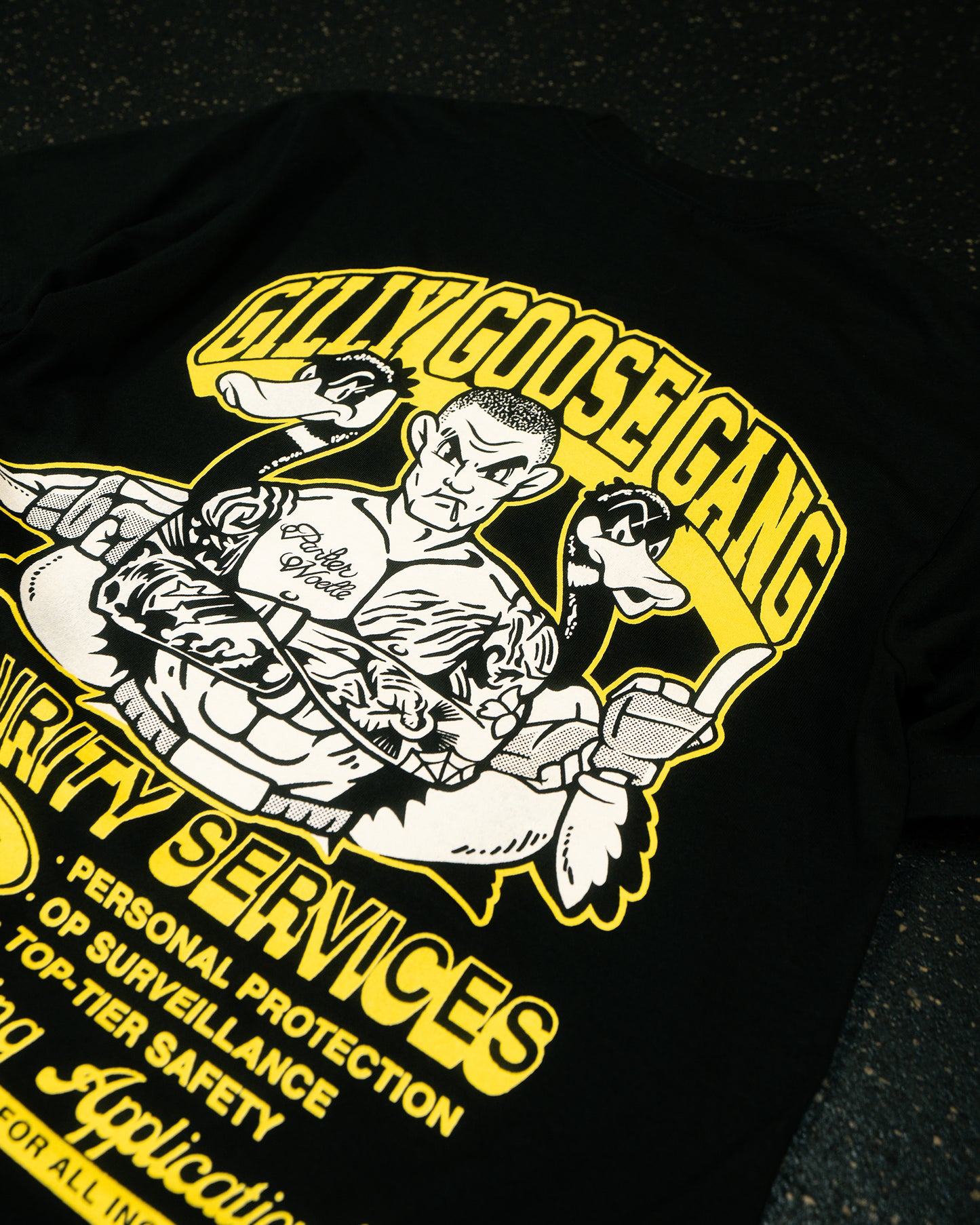 Gilly Goose Gang "Classic" Tee in Black