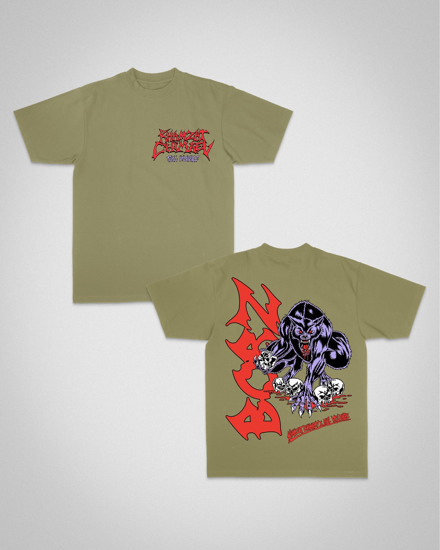 Deathpack "Classic" Tee in Olive