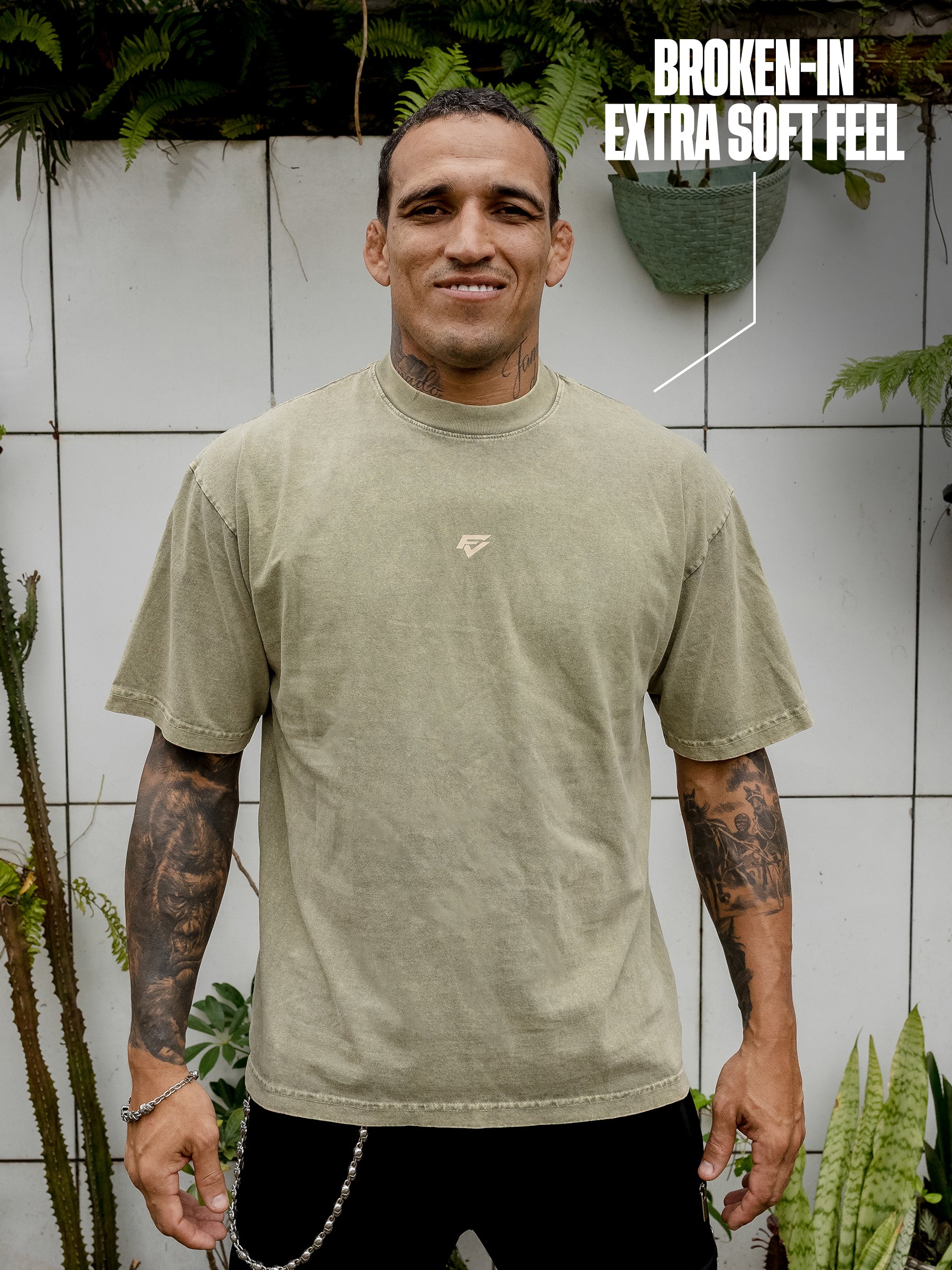 FV Staple Washed Tee - Matcha